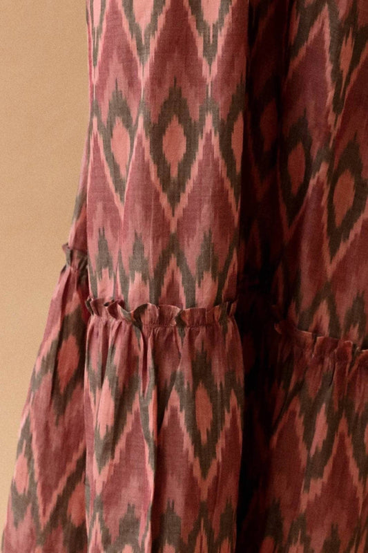 Guadalupe Design - Abbie V-neck Long Dress