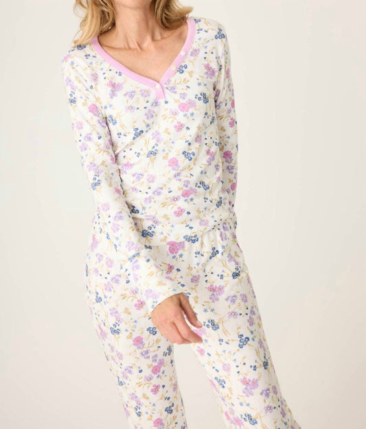 Pj Salvage - Floral More Amour Long Sleeve Top