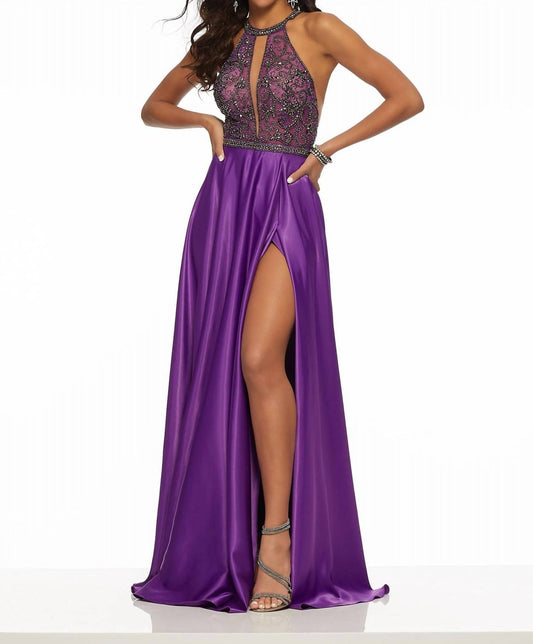 Morilee - Flowy Key Hole Gown