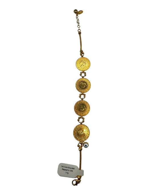 Milano Jewelry - Women's Coin Bracelet