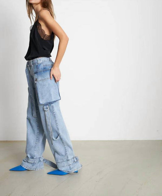 Stella Nova - Margot Denim Cargo Jeans