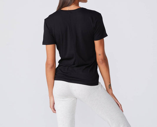 Monrow - Relaxed V-neck Tee
