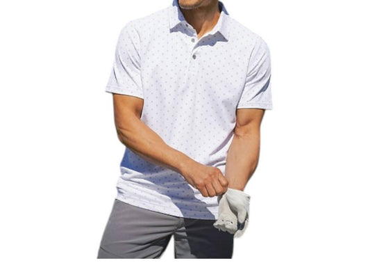 Cutter & Buck - Virtue Eco Pique Tile Print Polo Shirt