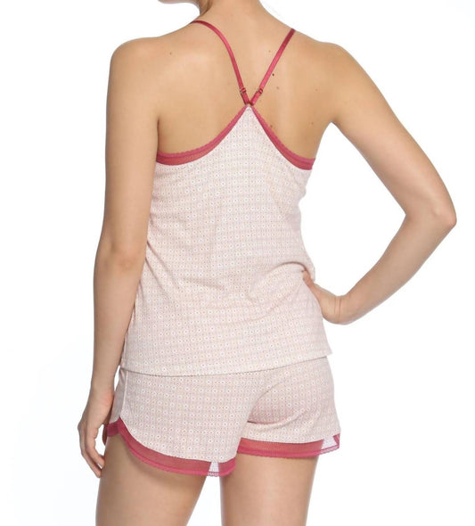 Twelve Eighty Eight - Bridgette Racerback Camisole Boxer Pajama Set