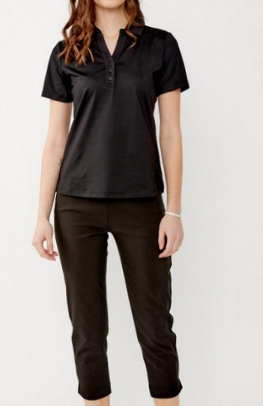 Dolcezza - Upf 50+ Solid Polo Shirt