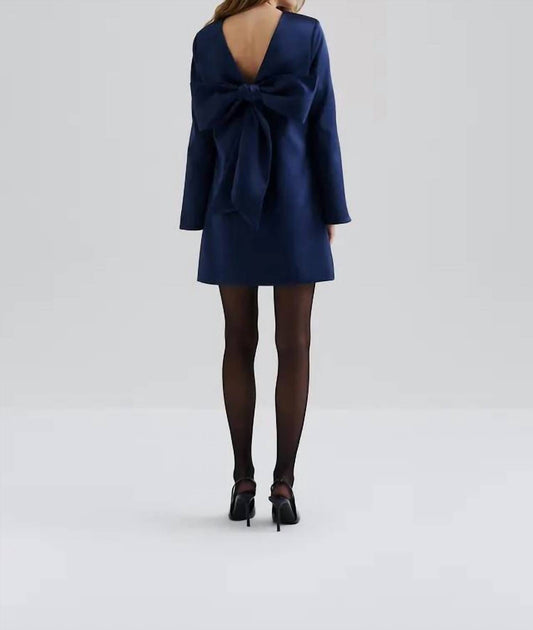 Malina - Elna Bow Detailed Mini Dress