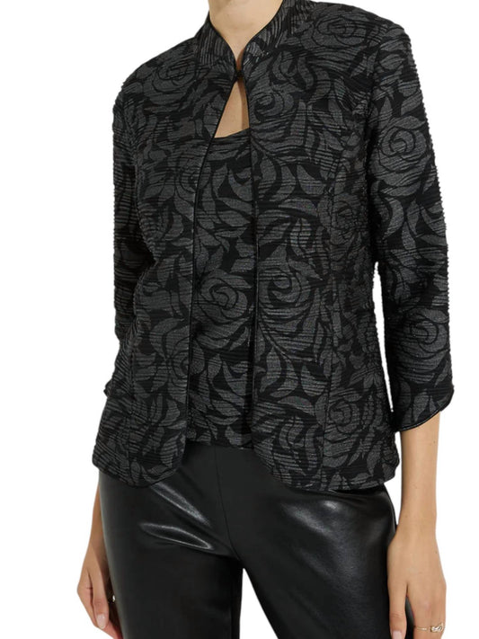 Joseph Ribkoff - Jacquard Twin Set