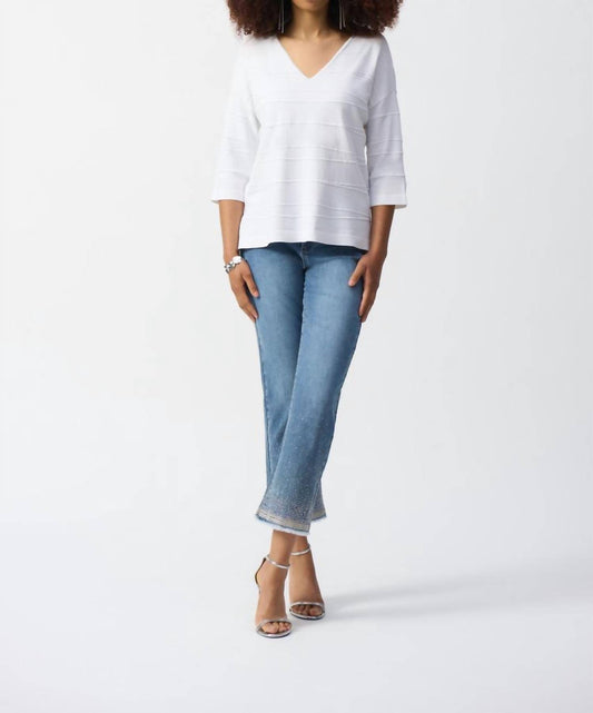 Joseph Ribkoff - Joseph Ribkoff Jacquard Sweater Knit Pullover | Style 251923