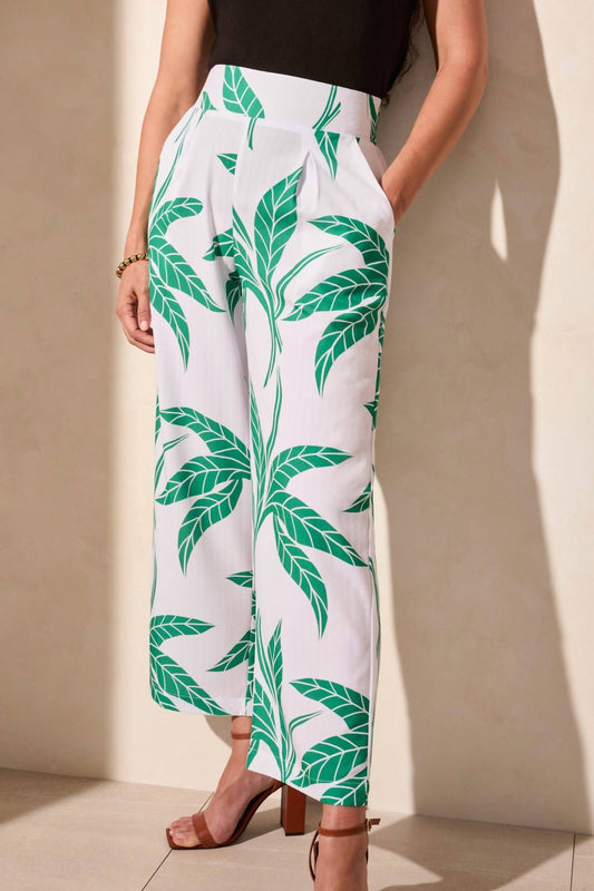 Tribal - Pull-on Ankle Pants With Pleats