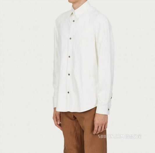 Salvatore Ferragamo - Napa Leather Shirt