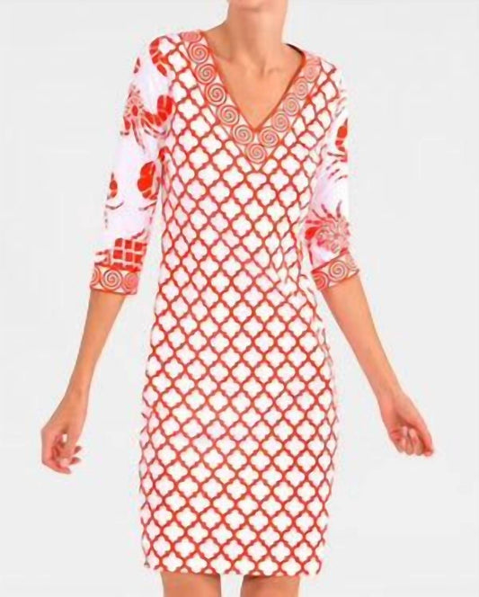 Gretchen Scott - Crab Soup Patterned Mini Dress