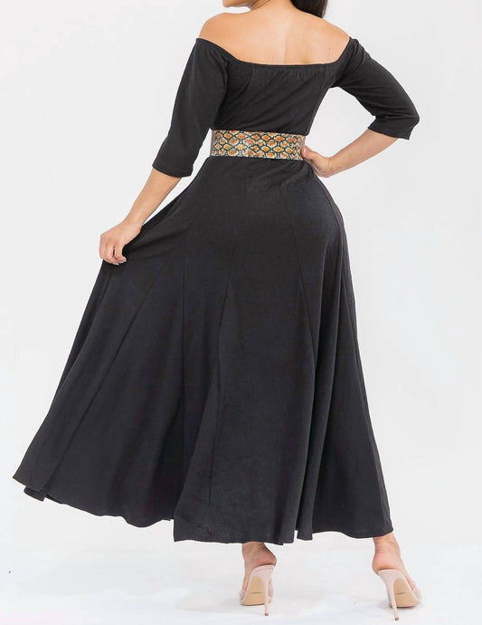 Karen T Design - Off The Shoulder Maxi Dress