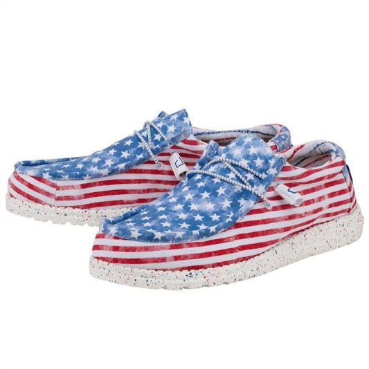 Hey Dude - Wally Youth Patriotic Shoe