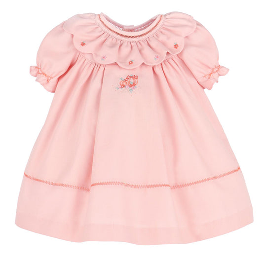 Sophie & Lucas - Girls Pumpkin Ruffle Dress