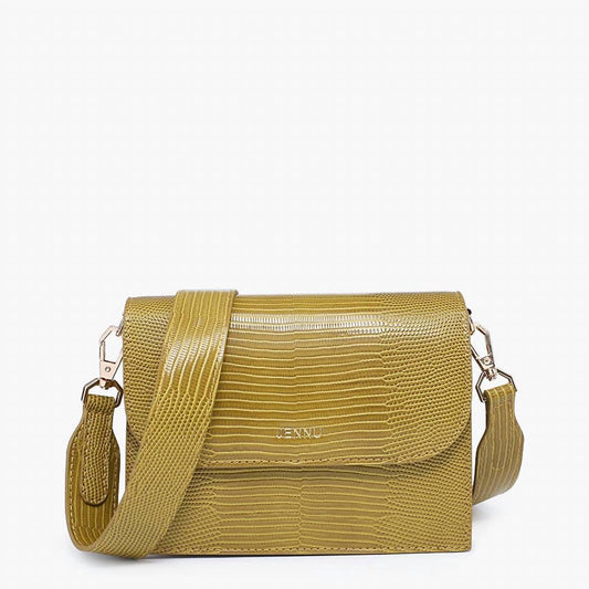 Jen & Co. - Tokyo Crocodile Embossed Crossbody Bag