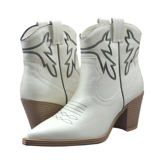 Mia - Women's Alejo Western Ankle Bootie