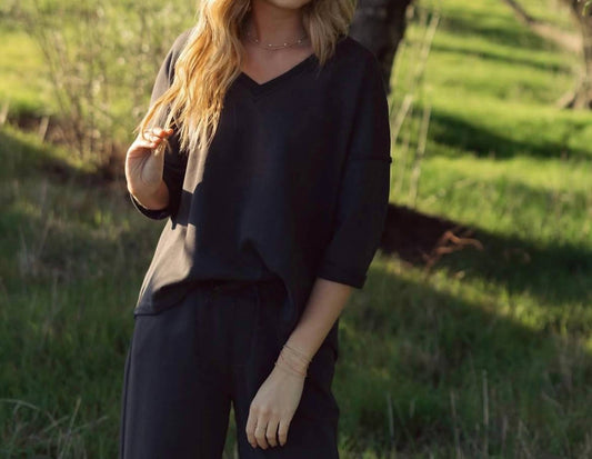 Mersea - Frenchie V-neck Sweatshirt