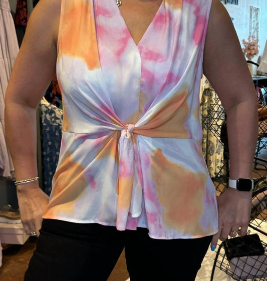 Entro - Sleeveless Chiffon Blouse