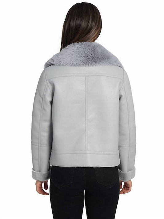 Alana Faux Leather Jacket