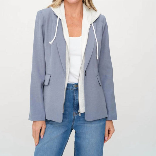 Six/Fifty - Drew Blazer With Sweatshirt Insert