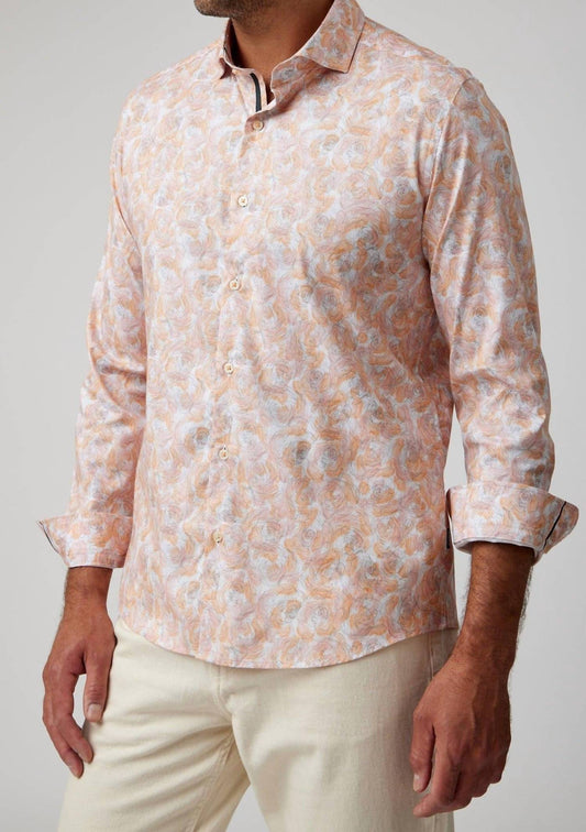 Stone Rose - Watercolor Short Sleeve Shirt