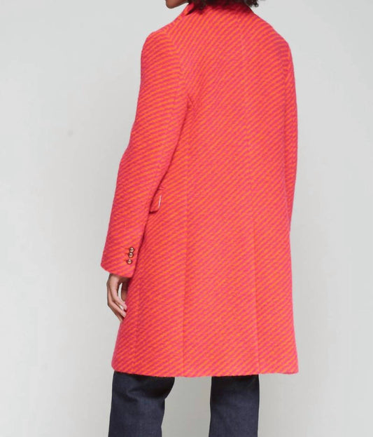 Vilagallo - Striped Wool Coat