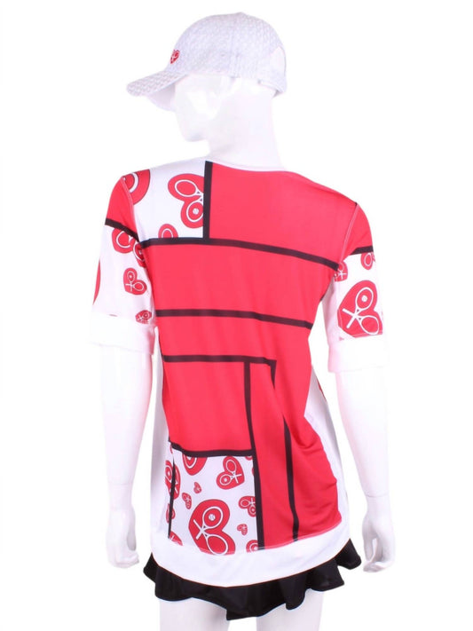 Love Love Tennis - Women's Baggy Vee Tennis Tee