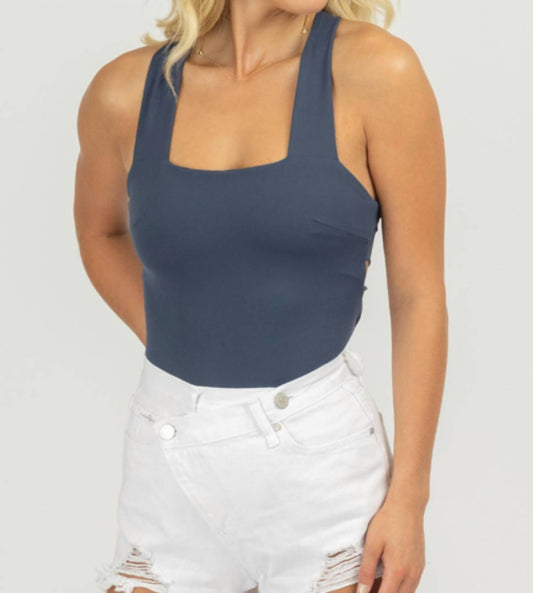 STRAPPY SQUARENECK BODYSUIT