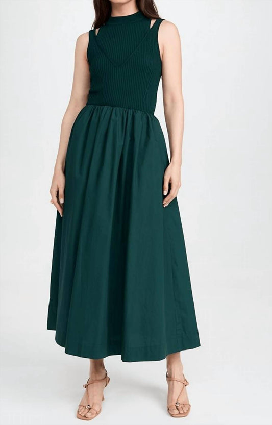En Saison - Sigrid Mixed Media Maxi Dress