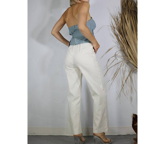 Mulla - Cotton Twill Wide Leg Pants