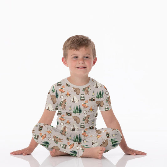 Kickee - Short Sleeve Pajama Set