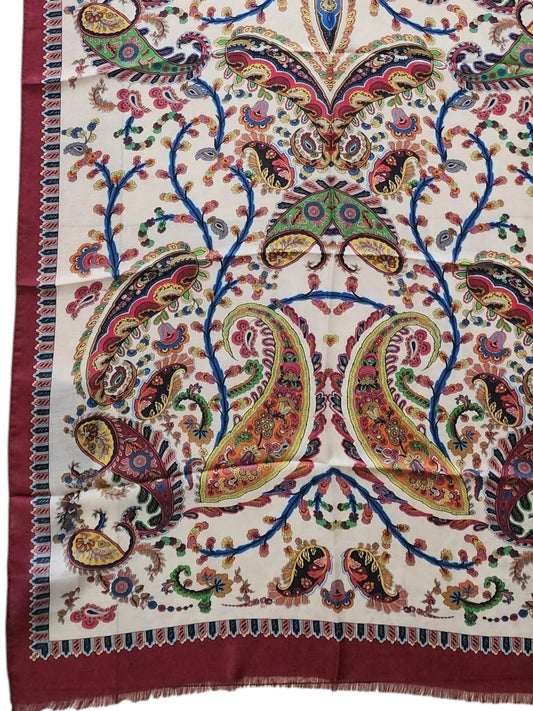 Etro - Women's Paisley & Floral Print Silk Blend Sheer Scarf