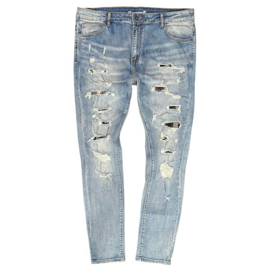 Crysp Denim - Men's Rip & Repair Jeans