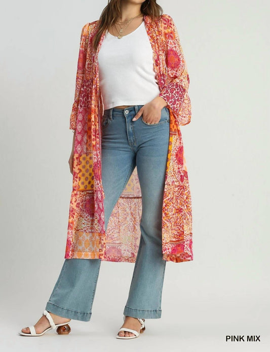 Umgee - Lurex Metallic Kimono