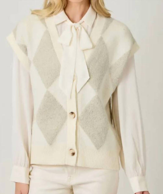 Mystree - Amanda Argyle Sweater Vest