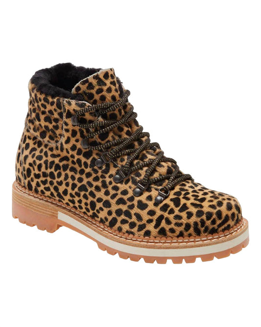 Montelliana - WOMEN'S LEOPARD PRINT MARLENA SHEARLING BOOT