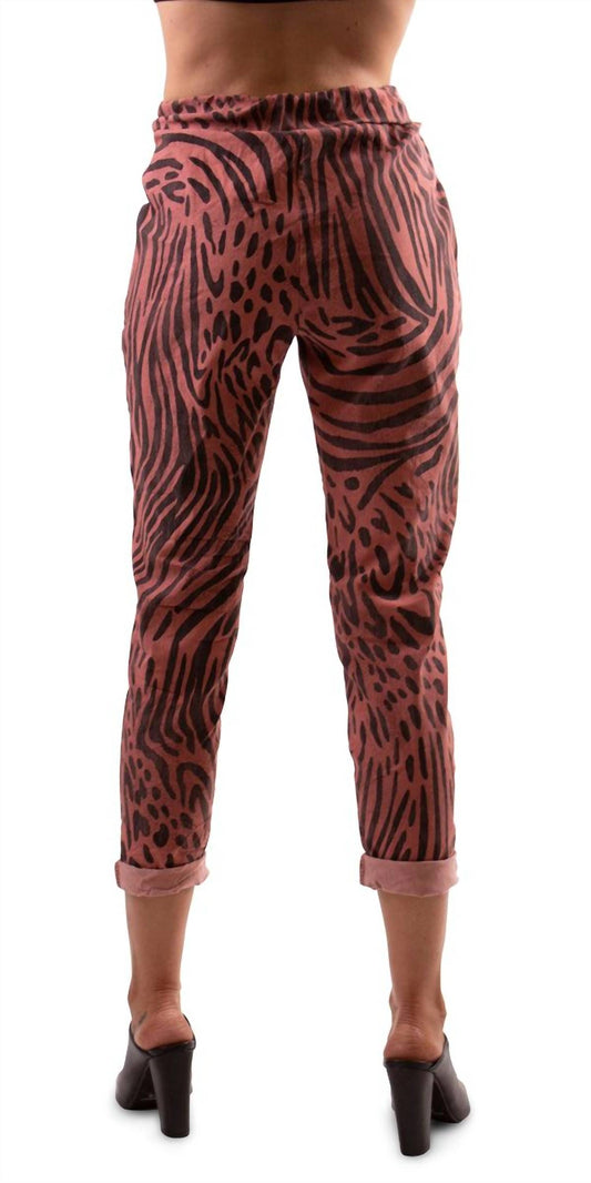 Gigi Moda - Cornelia Zebra Slim Pants