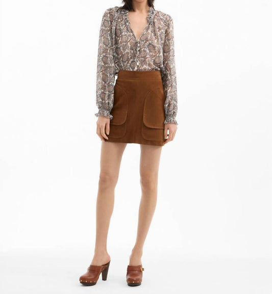 Veronica Beard - Hickory Silk Blouse