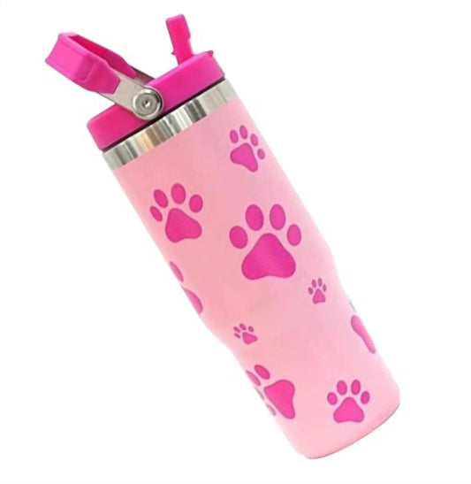 42Pops - Animal Paw Print Stainless Steel Insulated 30 Oz Tumbler