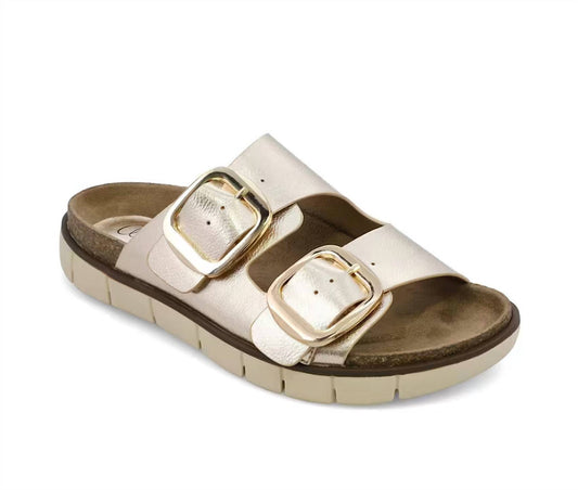 Mia Shoes - Women's Mylaa Strap Buckle Sandal