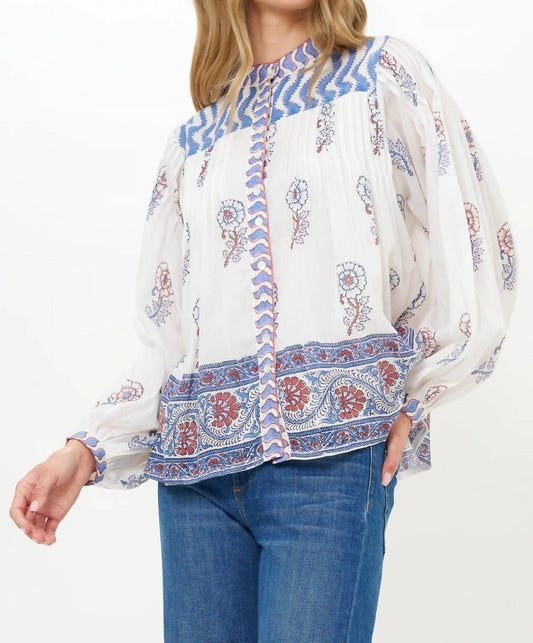 Oliphant - Mandarin Blouse Top