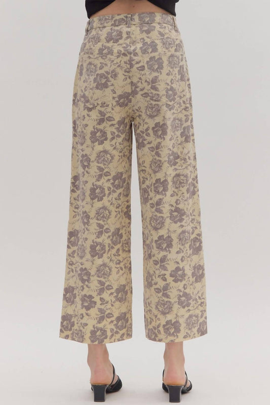 Entro - Vintage Rose Ankle Pants