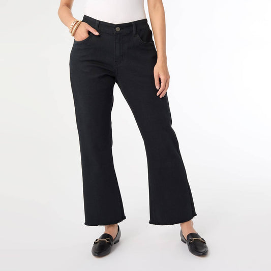 Coco + Carmen - Genesis Baby Bootcut Pants With Frayed Ankle
