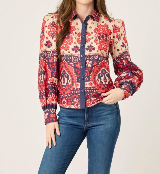 Btb Los Angeles - Printed Liana Top