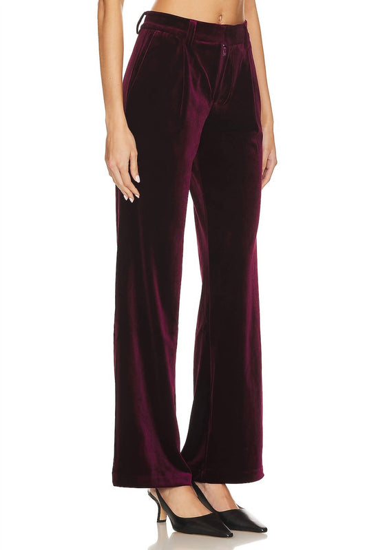 Sanctuary - Faye Velvet Trouser