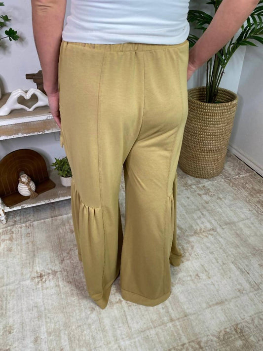 Gigio - Wide Leg Cargo Comfy Pants