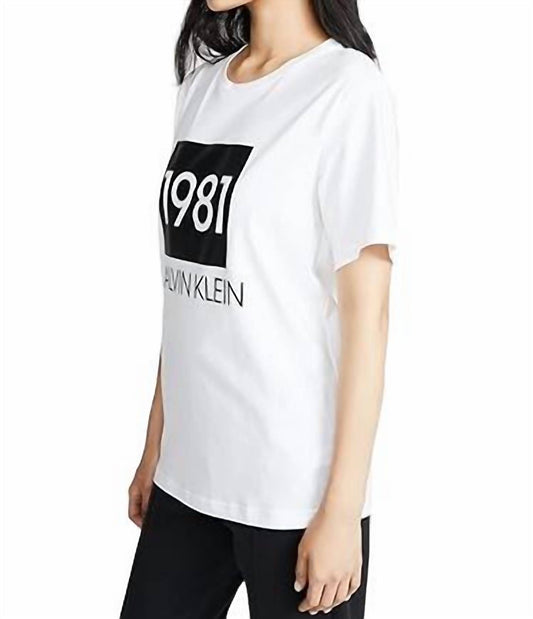Calvin Klein - 1981 Bold Cotton Crewneck T-Shirt