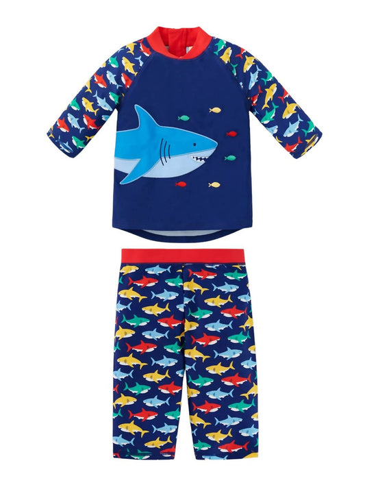 Jojo Maman Bebe - Boy's 2-Piece Sun Protection Swim Suit