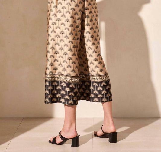 Tribal - Border Print Flowy Pants
