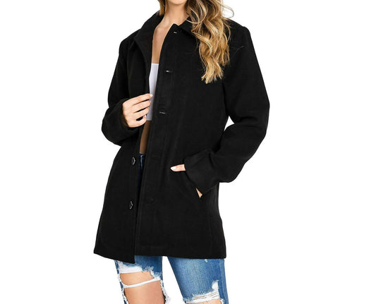 Palomares Apparel - Classic Warm Fleece Midi Car Coat